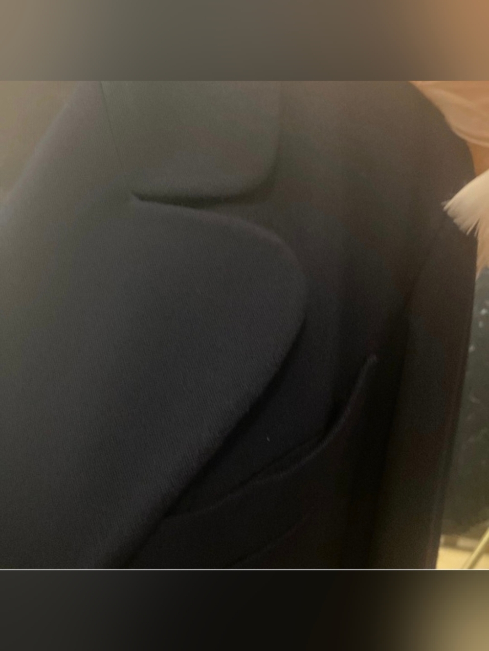 Vintage Chanel Navy Wool Blazer - Picture 6 of 16